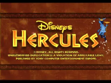 Disney Action Game Disney Presenta Hercules (IT) screen shot title